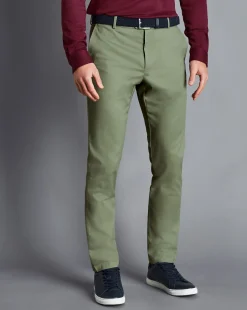 Golf Collection|The Ultimate Chino<Charles Tyrwhitt Ultimate Non-Iron Chinos - Light Green