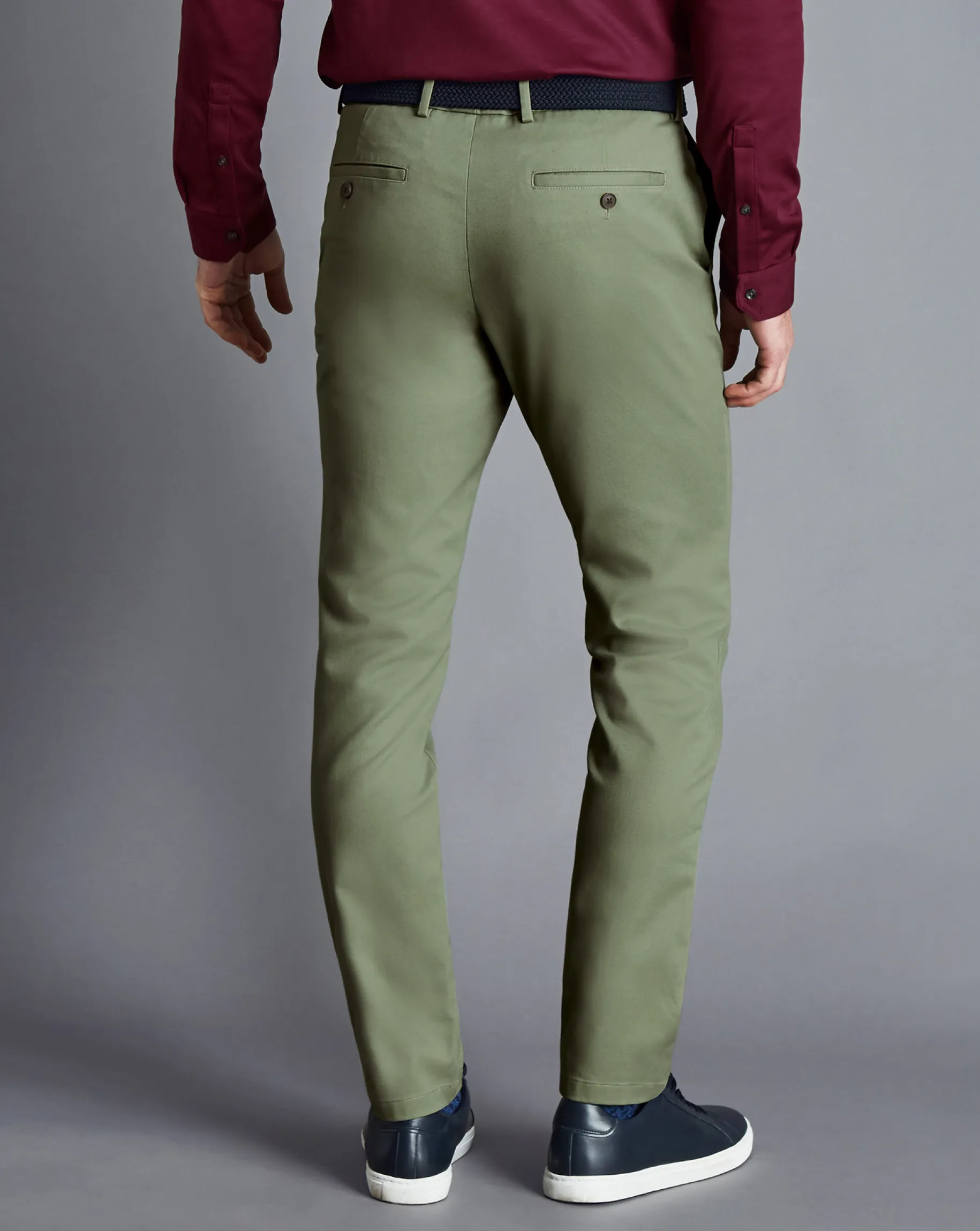 Golf Collection|The Ultimate Chino<Charles Tyrwhitt Ultimate Non-Iron Chinos - Light Green