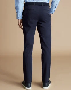 Chinos|Blue Pants<Charles Tyrwhitt Ultimate Non-Iron Chinos - French Navy French Blue