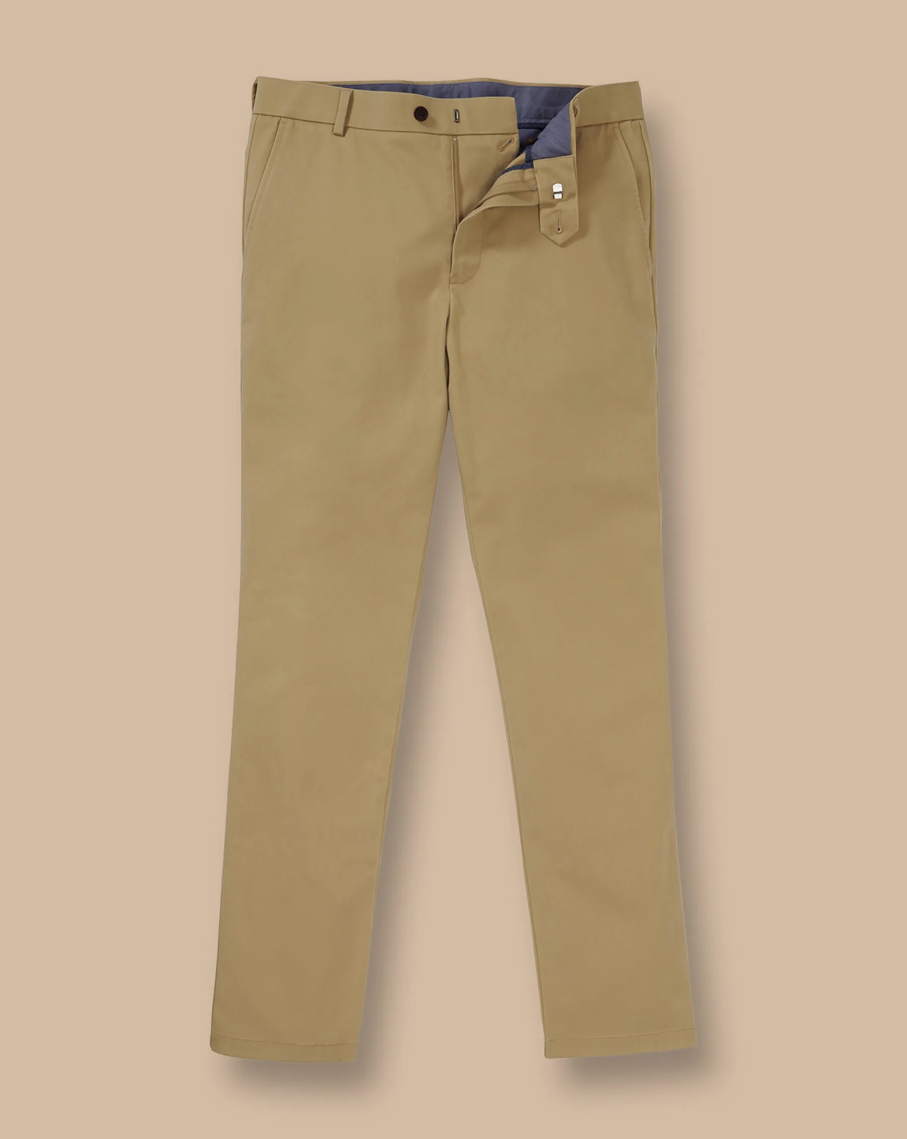 Extra Slim Fit Pants|Golf Collection<Charles Tyrwhitt Ultimate Non-Iron Chinos - Tan