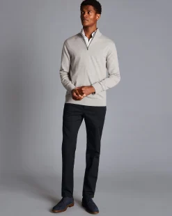 Black Pants|Golf Collection<Charles Tyrwhitt Ultimate Non-Iron Chinos - Black