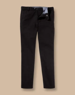Black Pants|Golf Collection<Charles Tyrwhitt Ultimate Non-Iron Chinos - Black