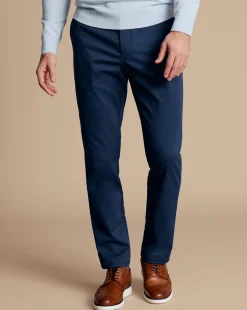 Chinos|Blue Pants<Charles Tyrwhitt Ultimate Non-Iron Chinos - Blue Royal