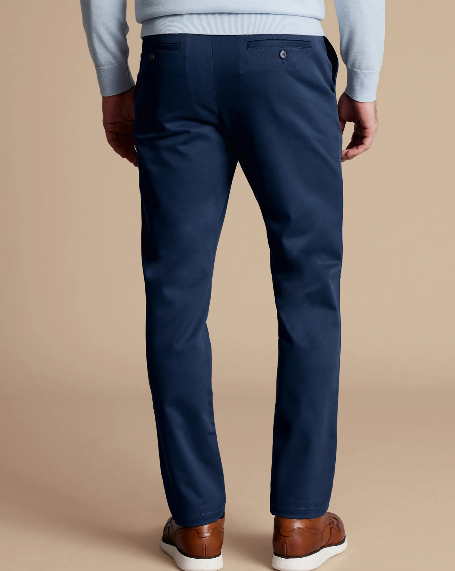 Chinos|Blue Pants<Charles Tyrwhitt Ultimate Non-Iron Chinos - Blue Royal