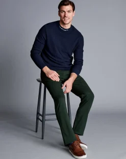 The Ultimate Chino|Pants & Shorts<Charles Tyrwhitt Ultimate Non-Iron Chinos - Green