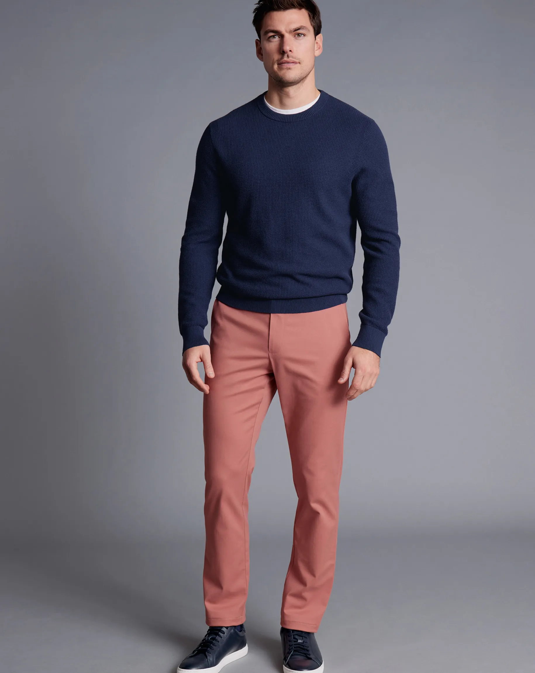 Golf Collection|The Ultimate Chino<Charles Tyrwhitt Ultimate Non-Iron Chinos - Light Pink