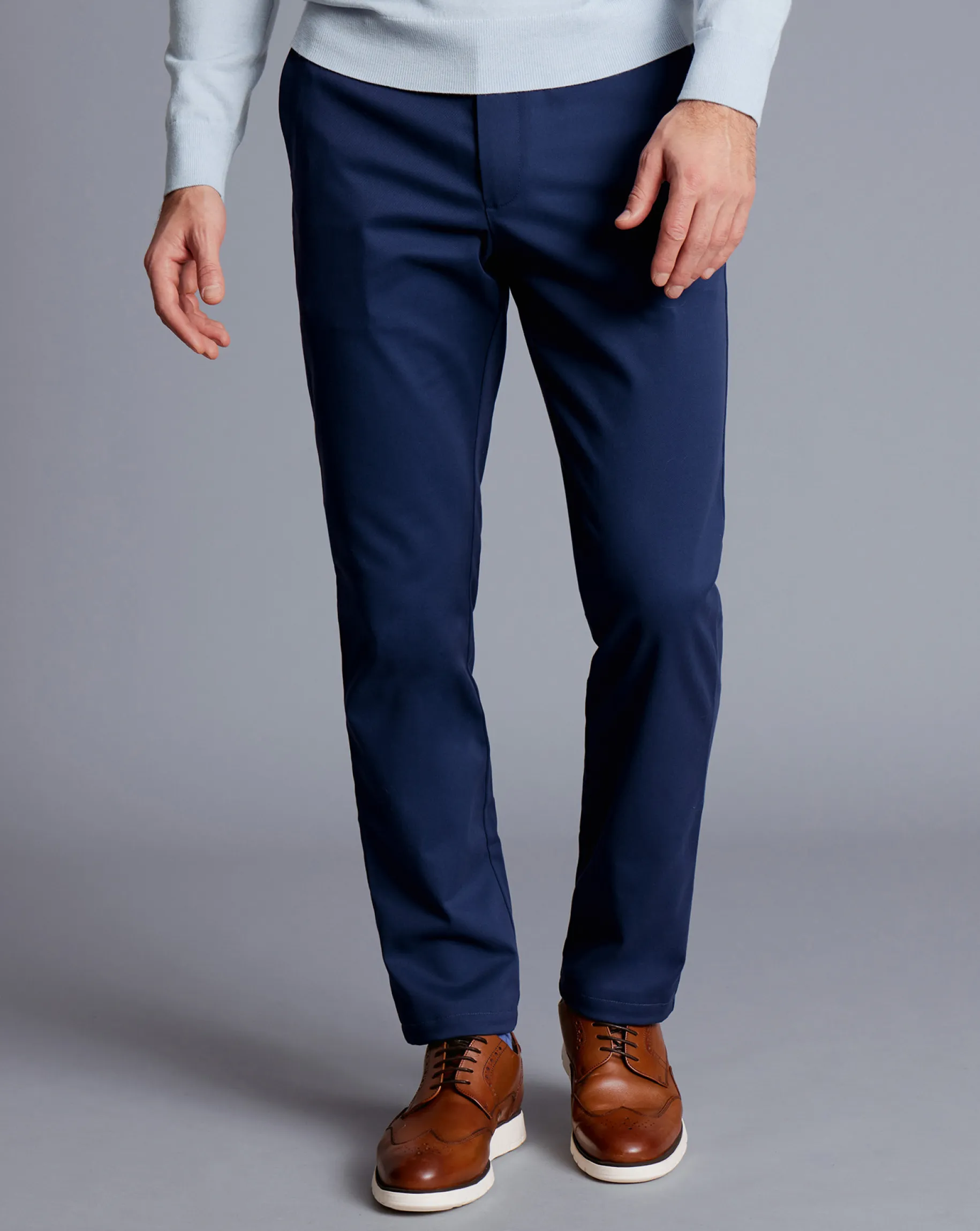 Golf Collection|The Ultimate Chino<Charles Tyrwhitt Ultimate Non-Iron Chinos - Colbalt Blue Cobalt Blue