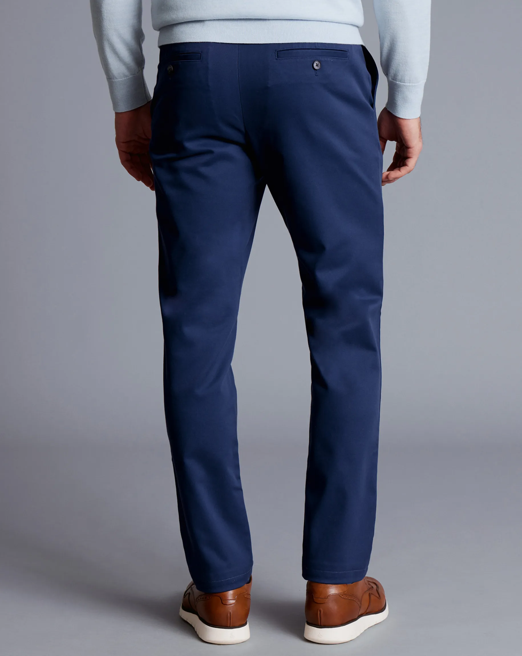Golf Collection|The Ultimate Chino<Charles Tyrwhitt Ultimate Non-Iron Chinos - Colbalt Blue Cobalt Blue