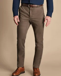 Brown Pants|Golf Collection<Charles Tyrwhitt Ultimate Non-Iron Chinos - Mocha