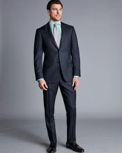 Suit Jackets<Charles Tyrwhitt Ultimate Performance Check Suit Jacket - Navy