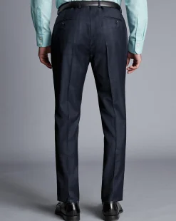 Suit Pants<Charles Tyrwhitt Ultimate Performance Check Suit Pants - Navy