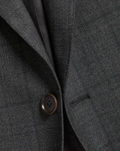 Suit Jackets|Blazers<Charles Tyrwhitt Ultimate Performance Check Suit Jacket - Grey Charcoal
