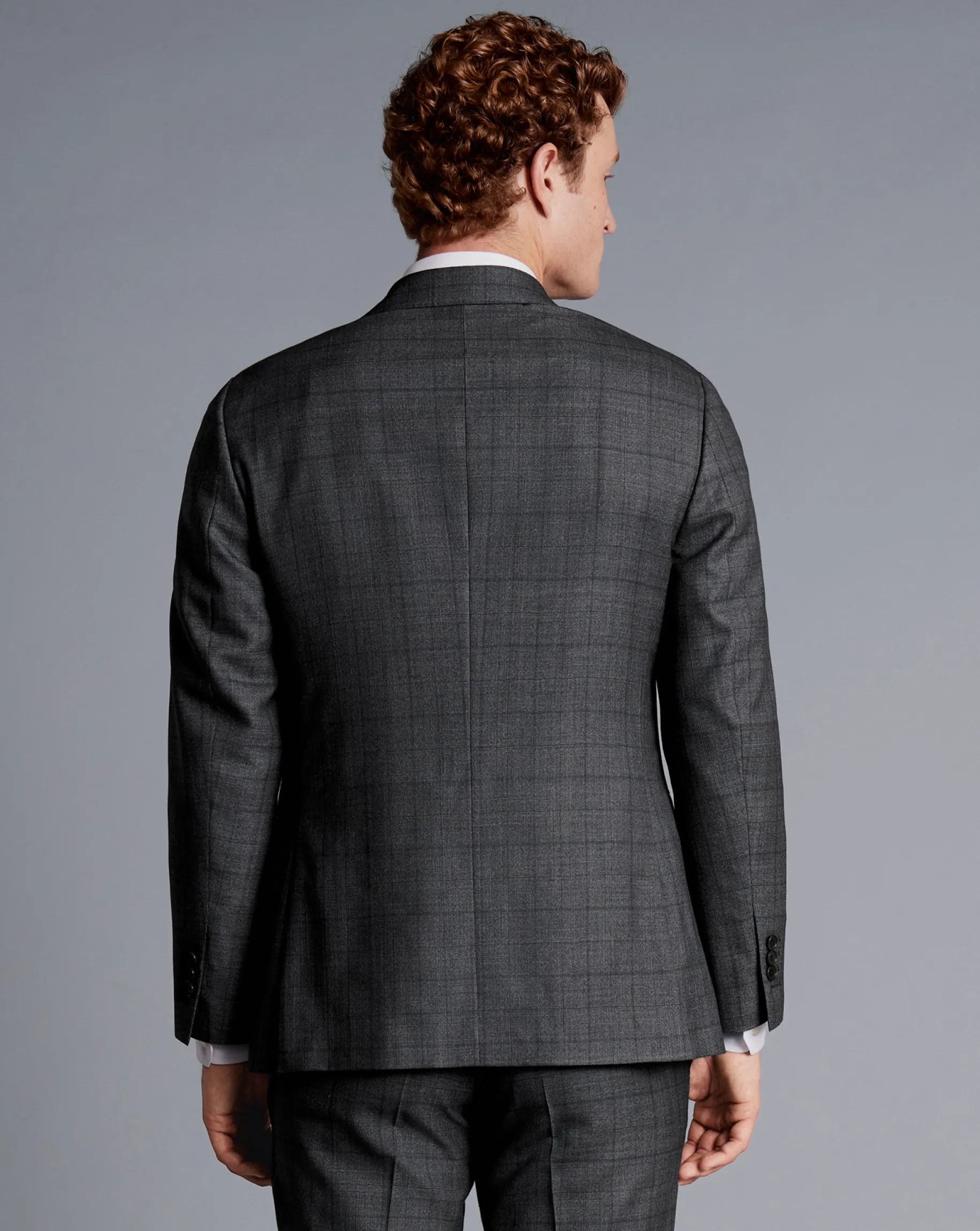 Suit Jackets|Blazers<Charles Tyrwhitt Ultimate Performance Check Suit Jacket - Grey Charcoal