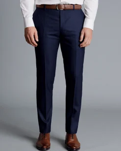 Pants & Shorts|Suit Pants<Charles Tyrwhitt Ultimate Performance Stripe Suit Pants - French Blue