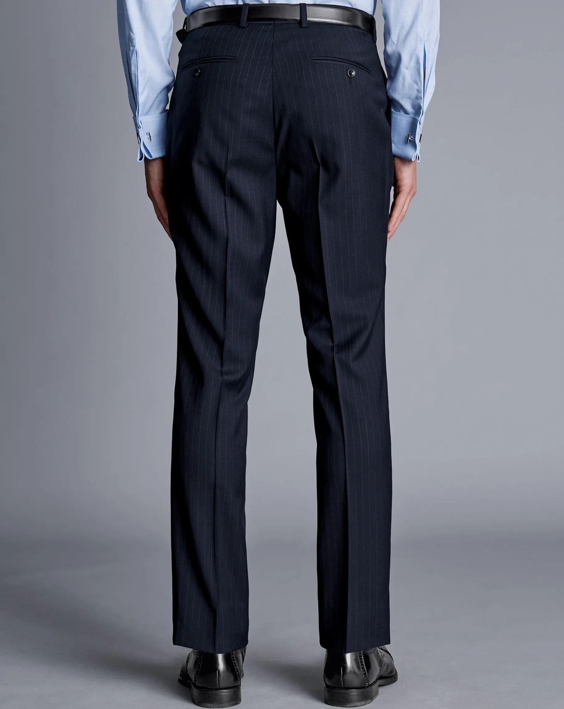 Suit Pants|Pants & Shorts<Charles Tyrwhitt Ultimate Performance Stripe Suit Pants - Navy