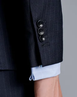 Suit Jackets|Blazers<Charles Tyrwhitt Ultimate Performance Stripe Suit Jacket - Navy