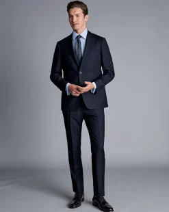 Suit Jackets|Blazers<Charles Tyrwhitt Ultimate Performance Stripe Suit Jacket - Navy