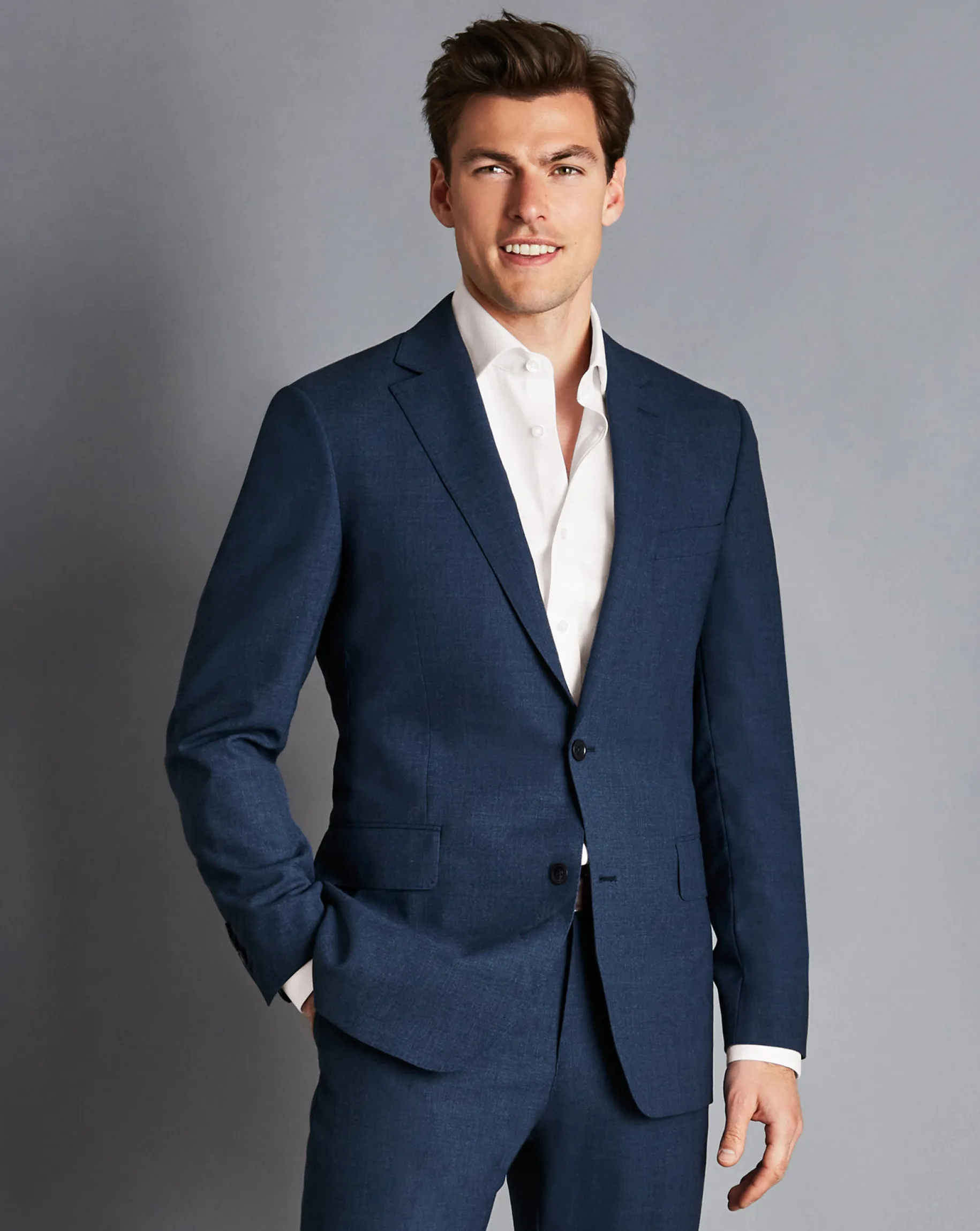 Suit Jackets|Blazers<Charles Tyrwhitt Ultimate Performance Suit Jacket - Steel Blue