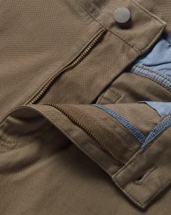 Pants & Shorts<Charles Tyrwhitt Washed Texture 5 Pocket Pants - Taupe