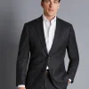 Suit Jackets|Blazers<Charles Tyrwhitt Windowpane Check Suit Jacket - Charcoal Grey