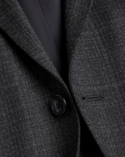 Suit Jackets|Blazers<Charles Tyrwhitt Windowpane Check Suit Jacket - Charcoal Grey