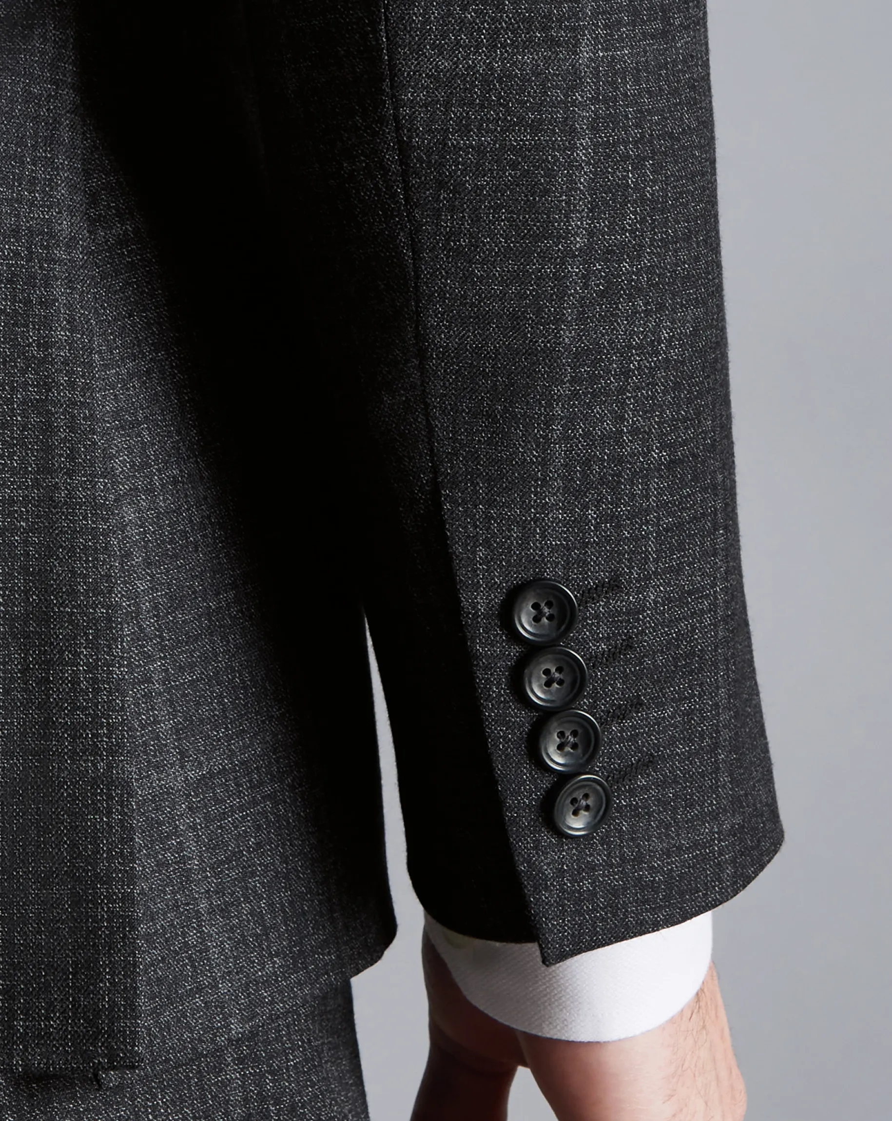 Suit Jackets|Blazers<Charles Tyrwhitt Windowpane Check Suit Jacket - Charcoal Grey