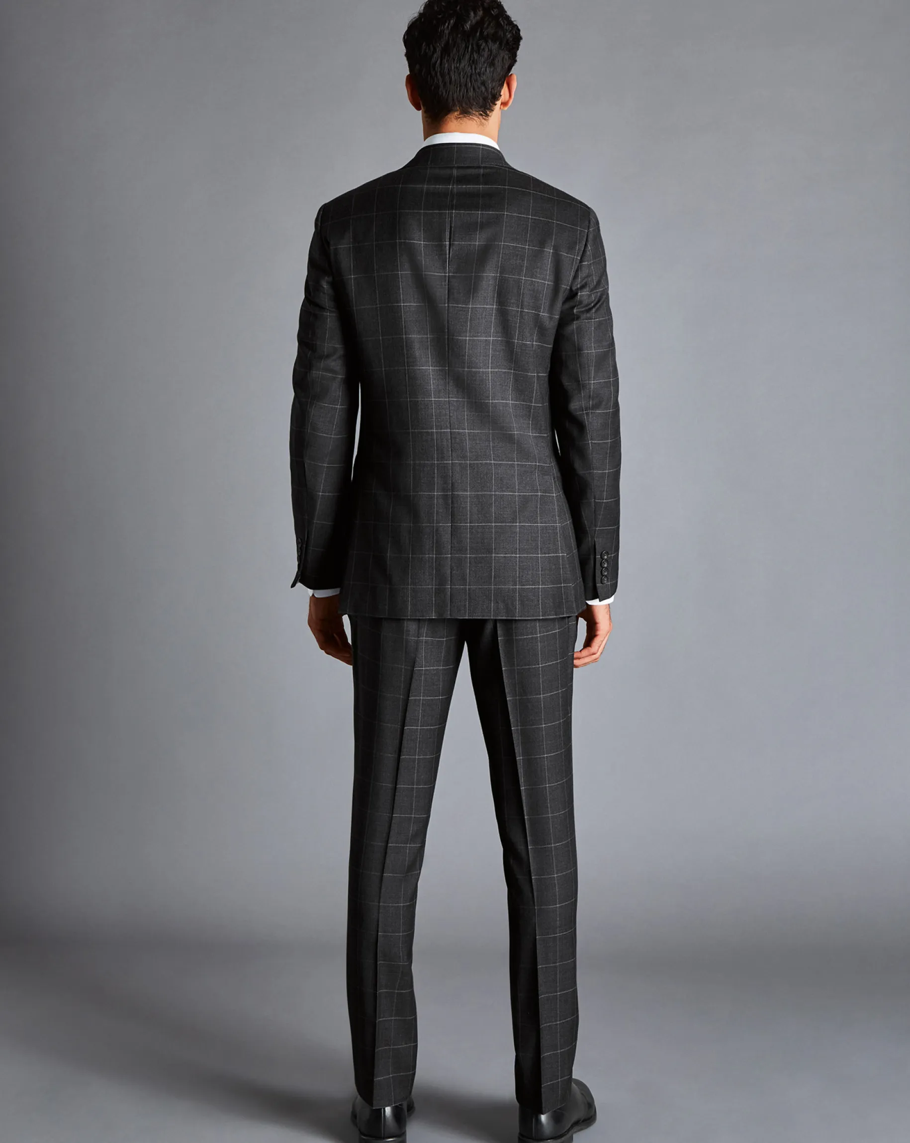 Suit Jackets|Blazers<Charles Tyrwhitt Windowpane Check Suit Jacket - Grey