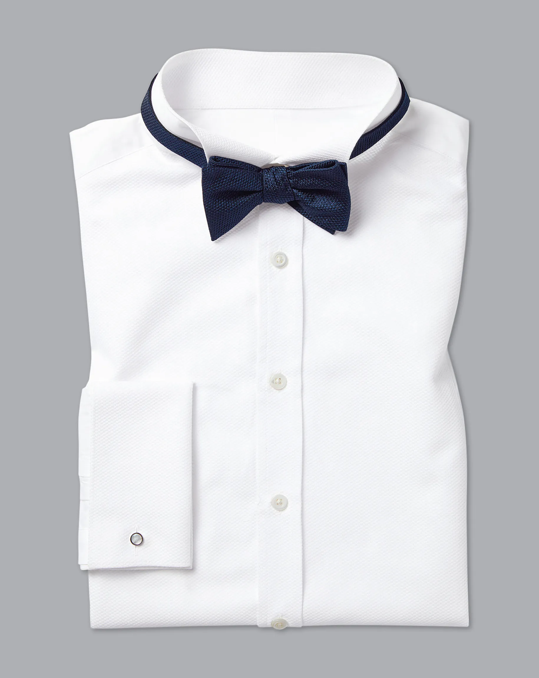 Luxury Shirts|Dress Shirts<Charles Tyrwhitt Wing Collar Marcella Bib Tuxedo Shirt - White