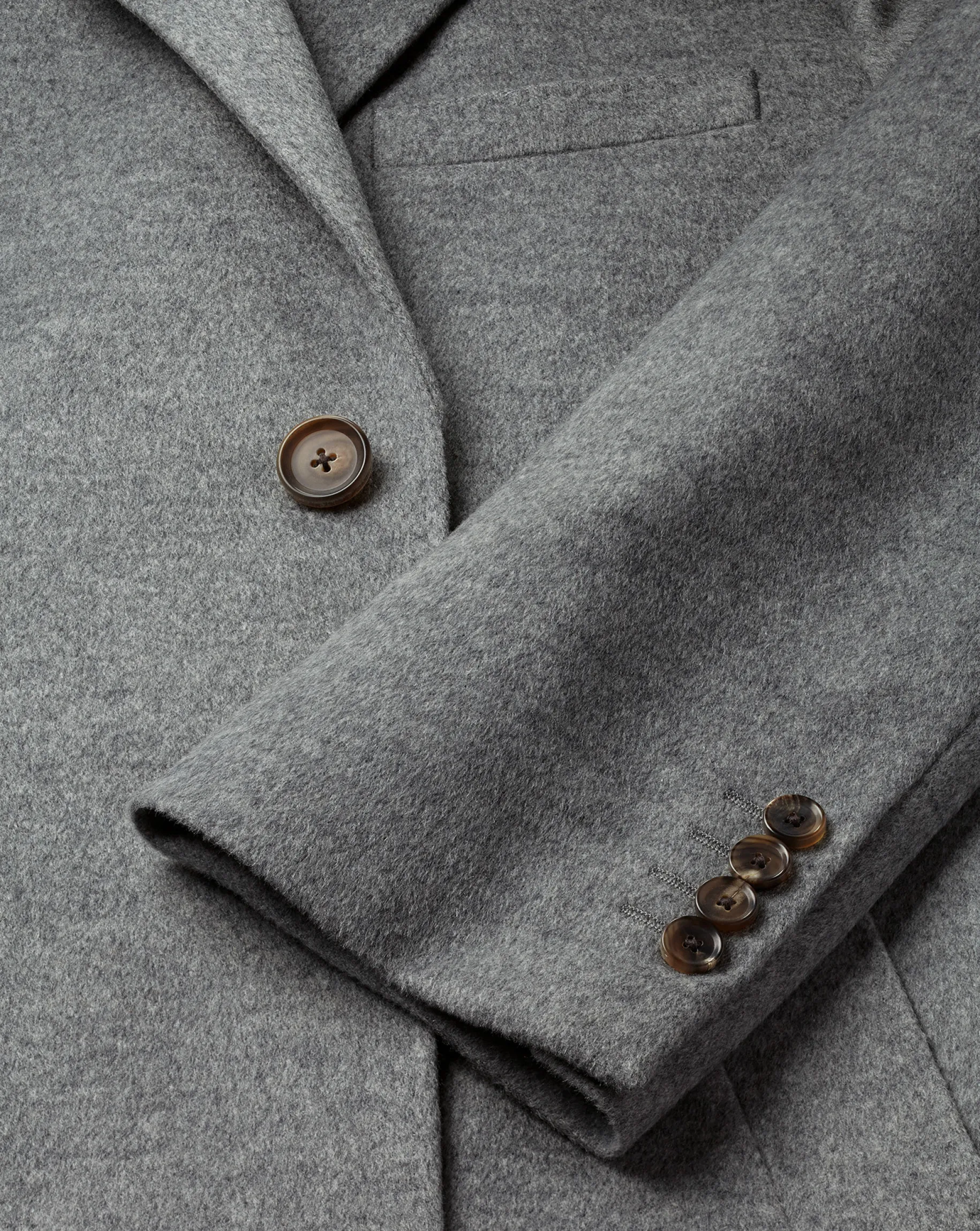 Coats & Jackets<Charles Tyrwhitt Wool Overcoat - Grey